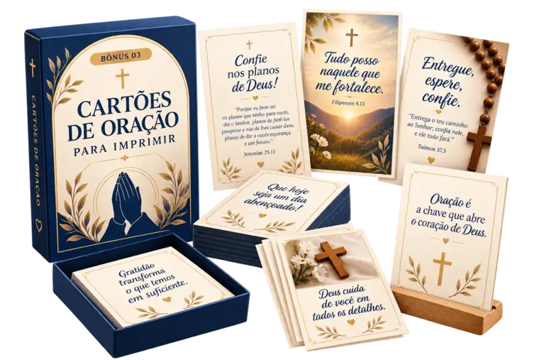 Cartões de Oração para Imprimir